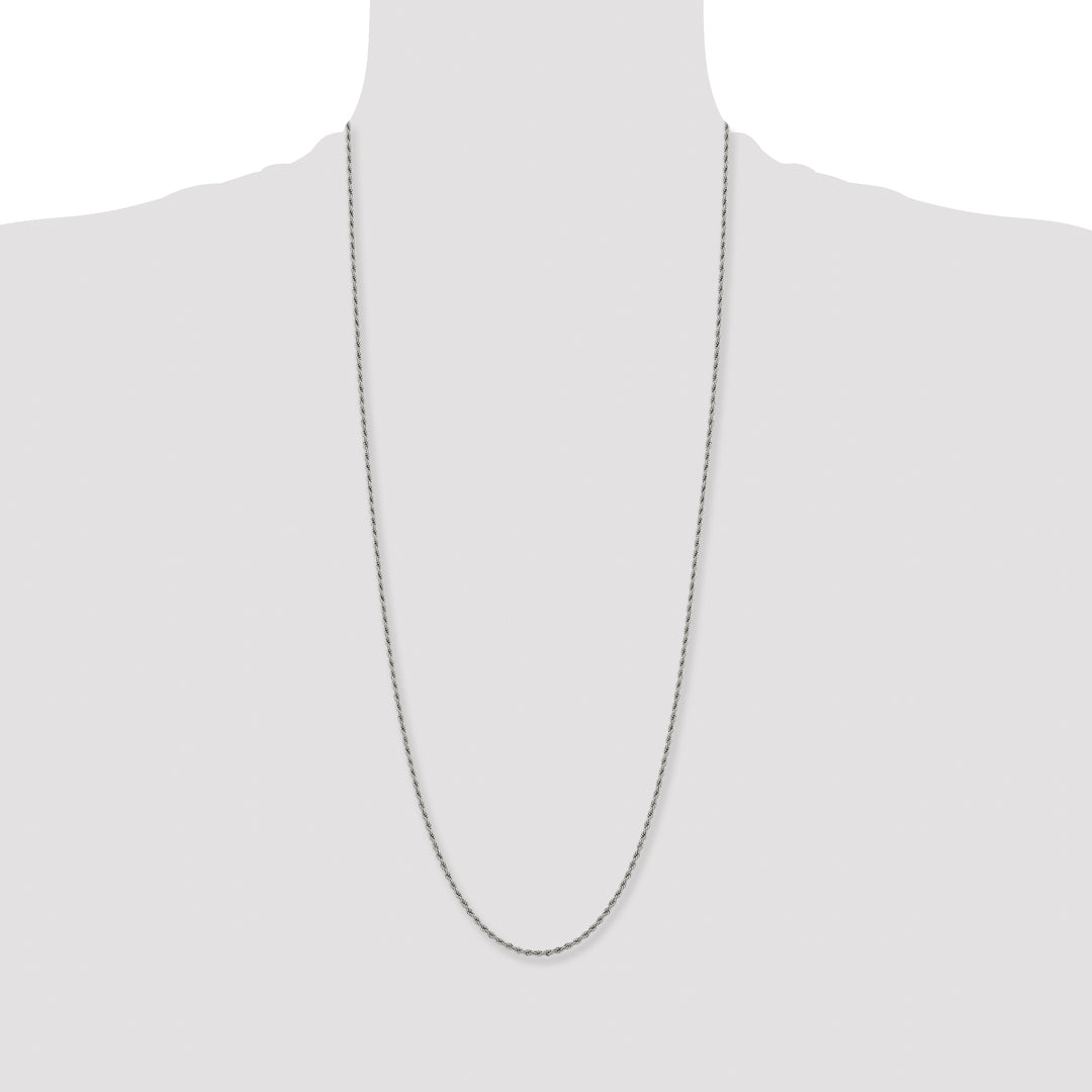 Chisel Stainless Steel 2.4mm Rope Chain