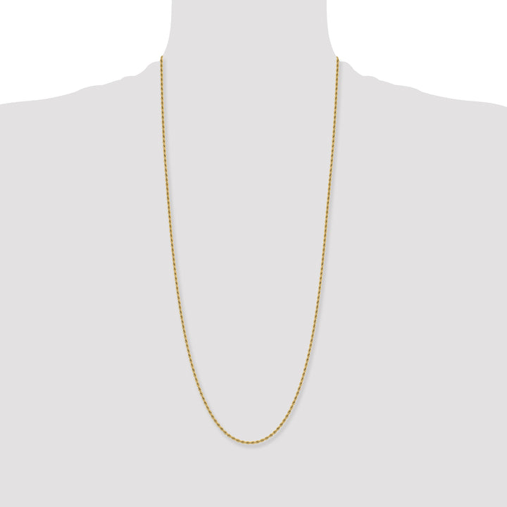 Chisel Stainless Steel Yellow Finish Finish 2.4mm Rope Chain