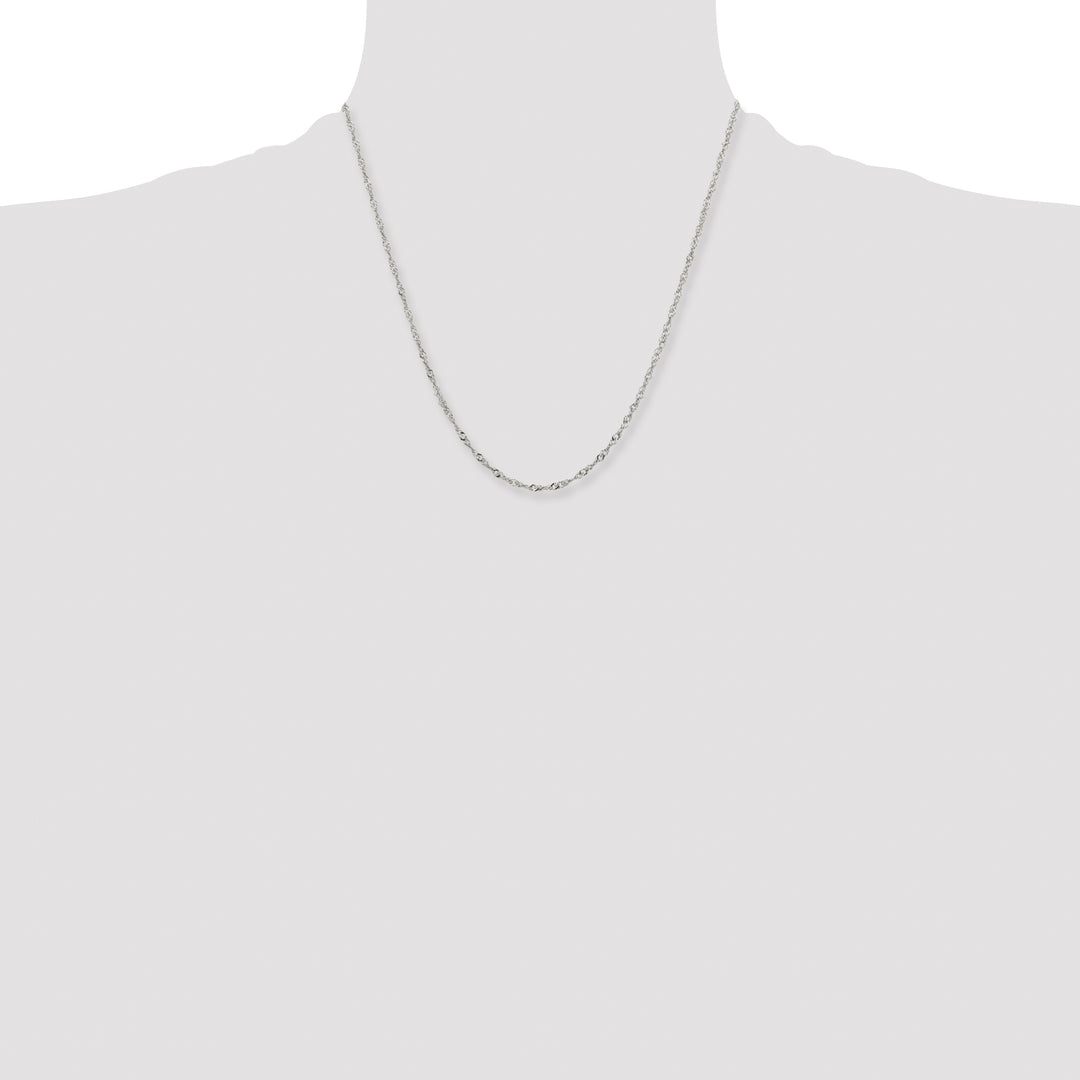 Chisel Stainless Steel 2.5mm Singapore Chain