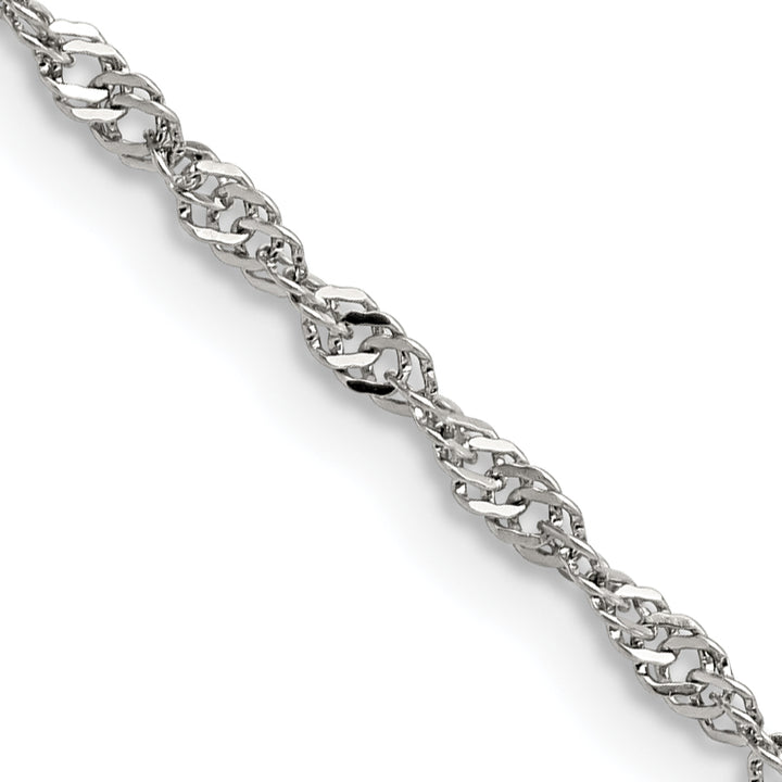 Chisel Stainless Steel 2.5mm Singapore Chain