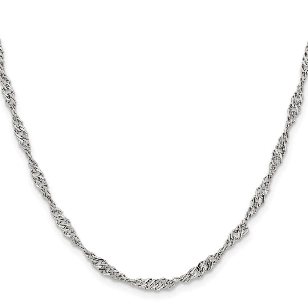 Chisel Stainless Steel 3mm Singapore Chain