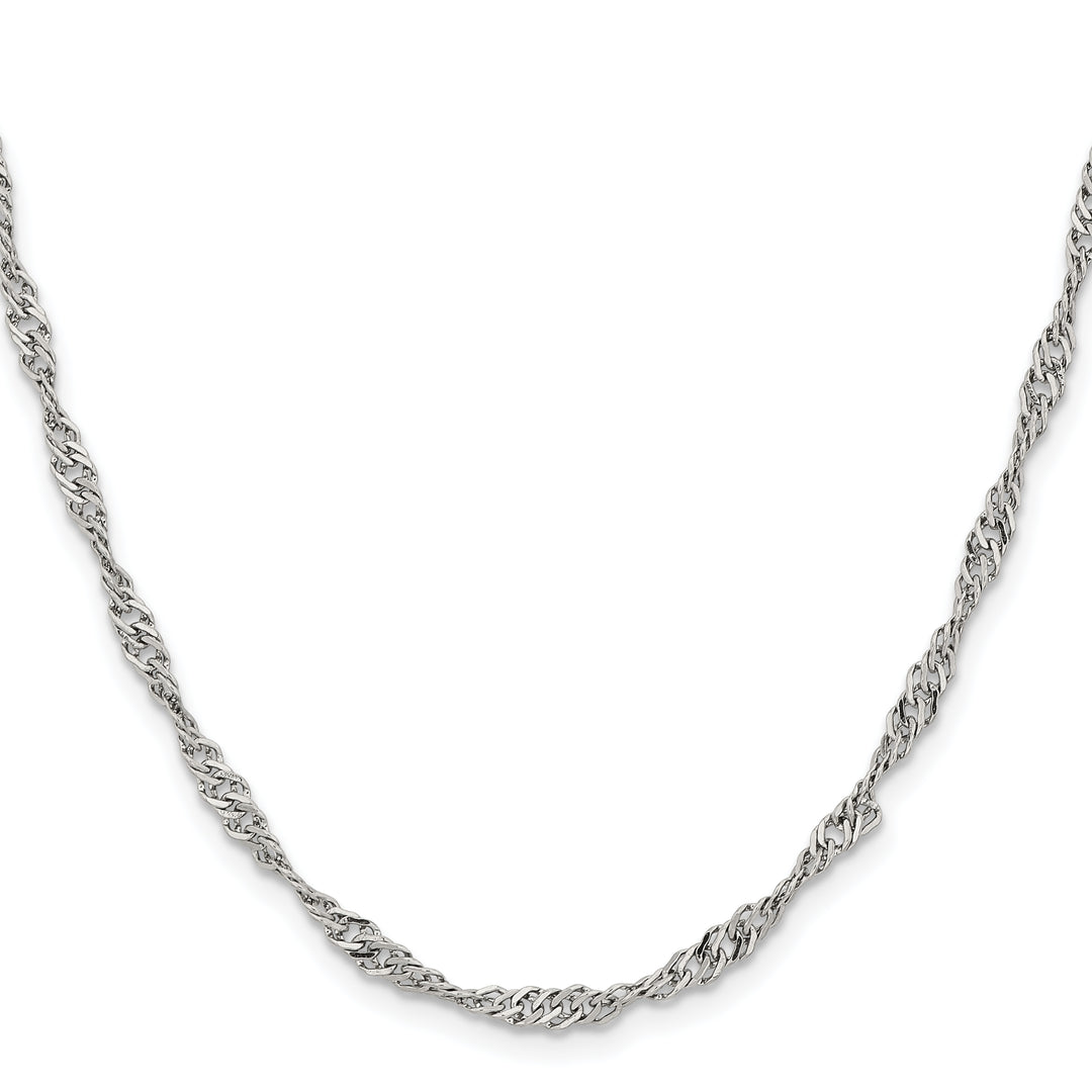 Chisel Stainless Steel 3mm Singapore Chain