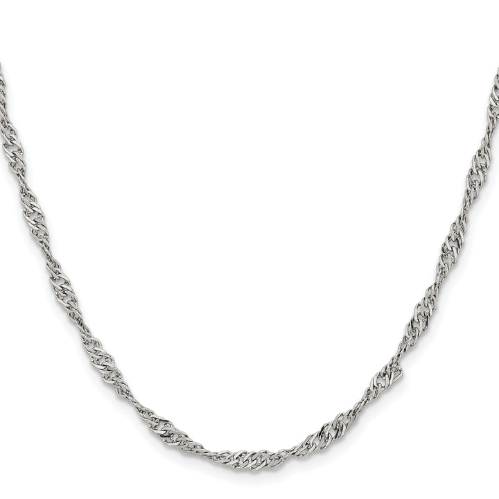 Chisel Stainless Steel 3mm Singapore Chain