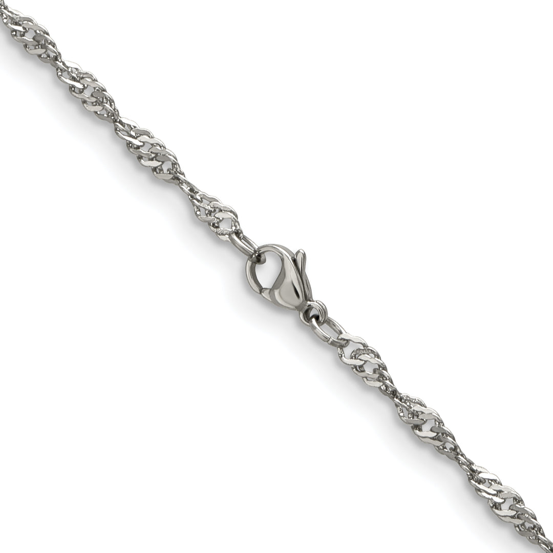 Chisel Stainless Steel 3mm Singapore Chain