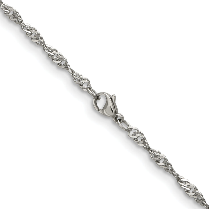 Chisel Stainless Steel 3mm Singapore Chain