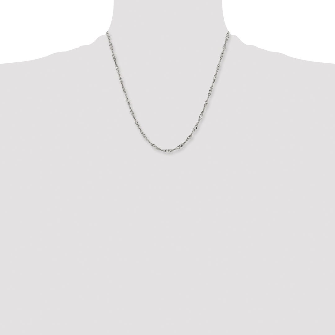 Chisel Stainless Steel 3mm Singapore Chain