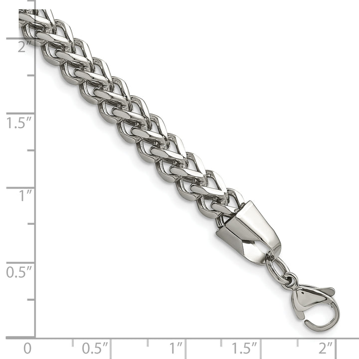 Chisel Stainless Steel 5.5mm Franco Bracelet