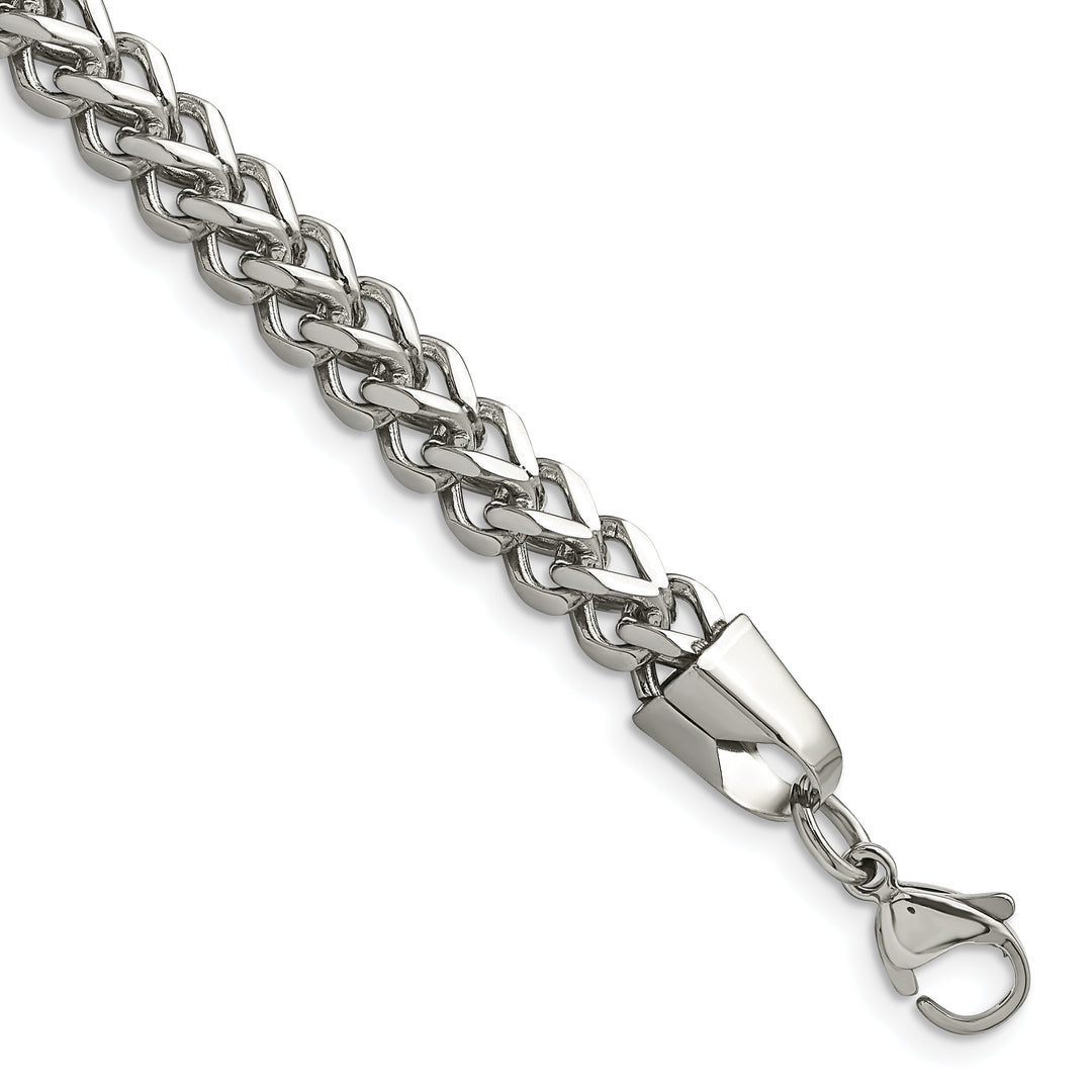 Chisel Stainless Steel 5.5mm Franco Bracelet
