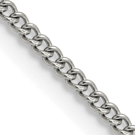 Chisel Stainless Steel 2.25mm Round Curb Chain