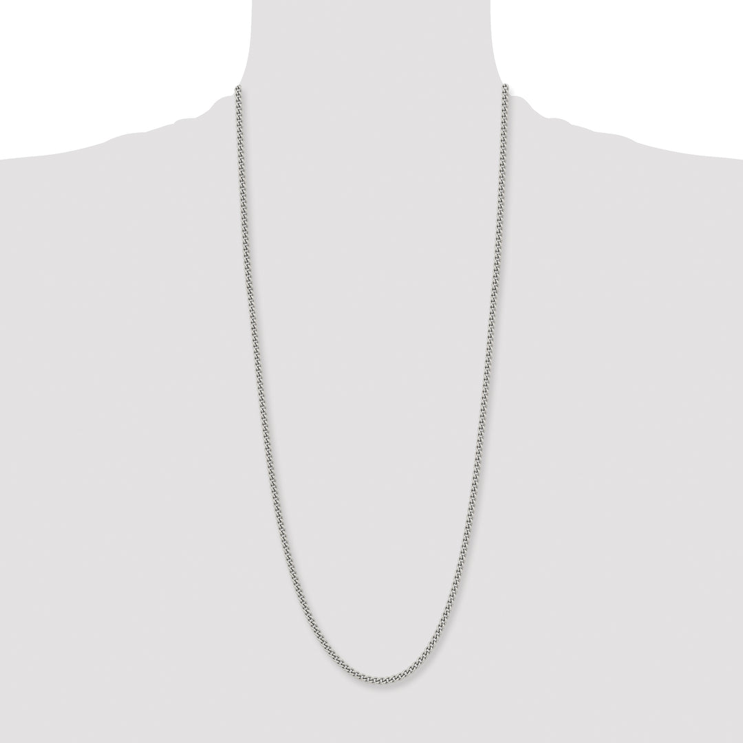 Chisel Stainless Steel 4mm Round Curb Chain