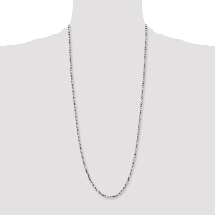 Chisel Stainless Steel 4mm Round Curb Chain