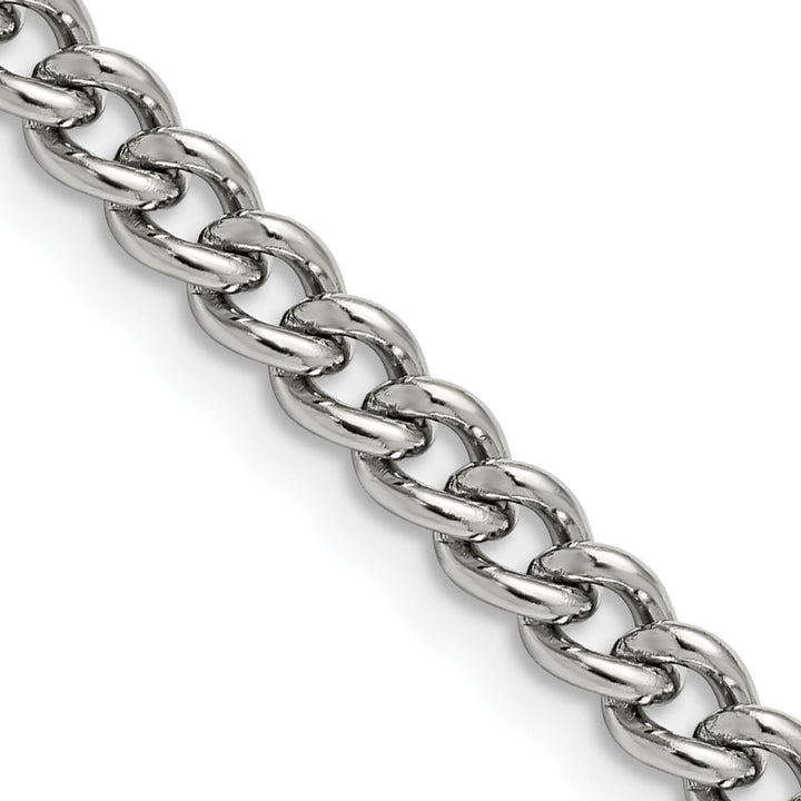 Chisel Stainless Steel 5.3mm Round Curb Chain