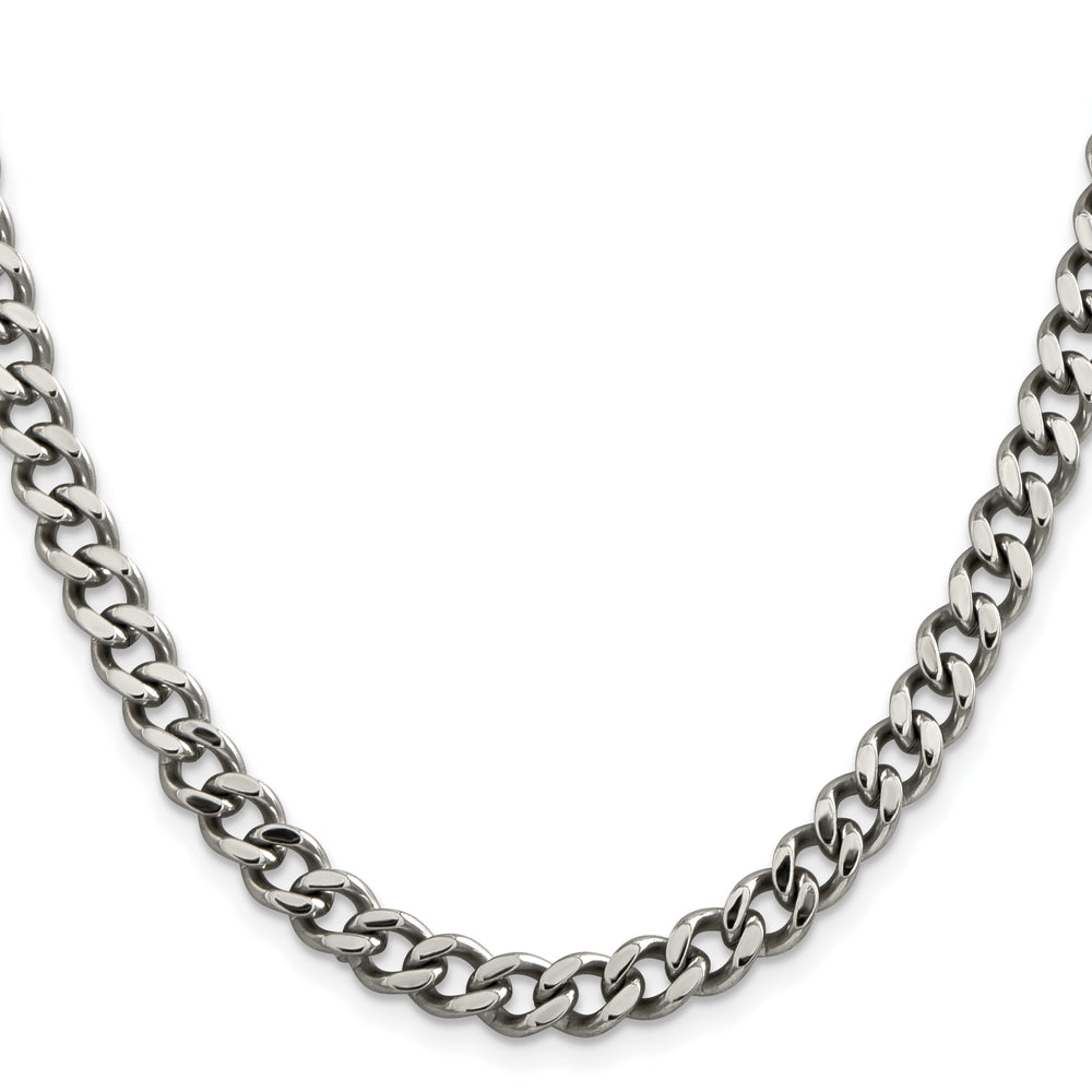 Chisel Stainless Steel 6.75mm Curb Chain