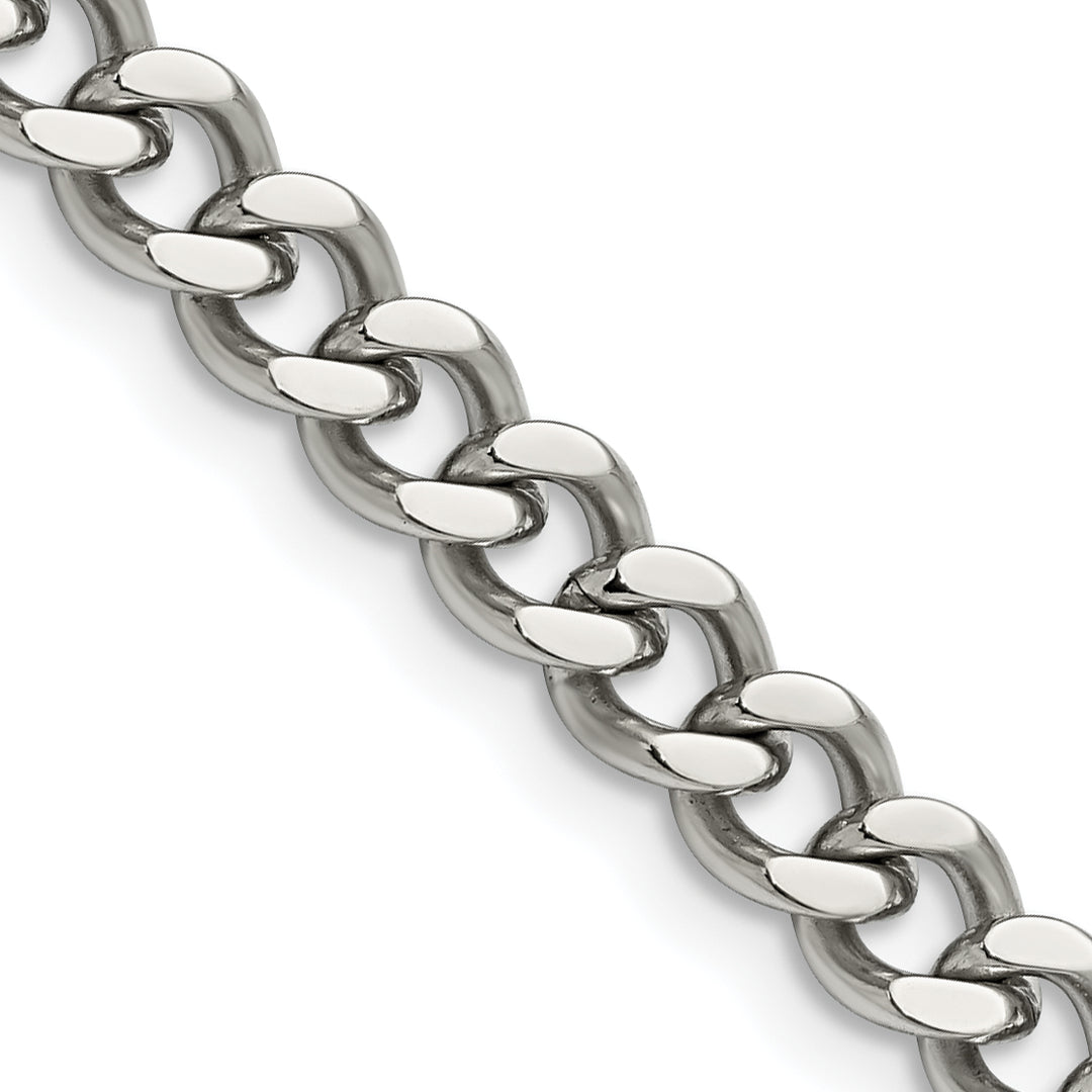 Chisel Stainless Steel 6.75mm Curb Chain