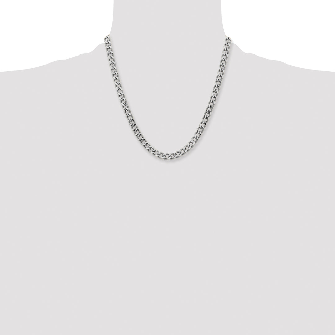 Chisel Stainless Steel 7.5mm Curb Chain
