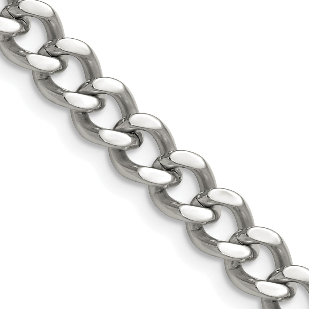Chisel Stainless Steel 7.5mm Curb Chain