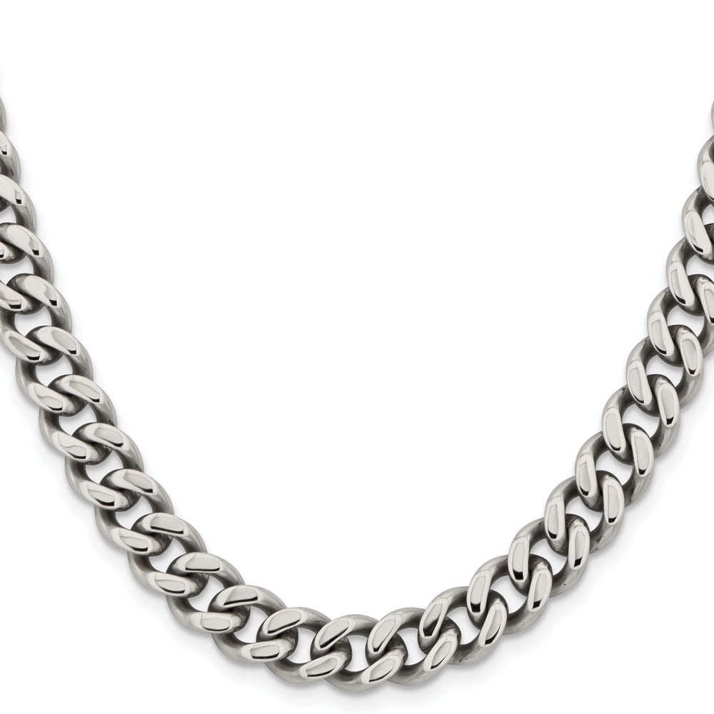 Chisel Stainless Steel 9.5mm Curb Chain