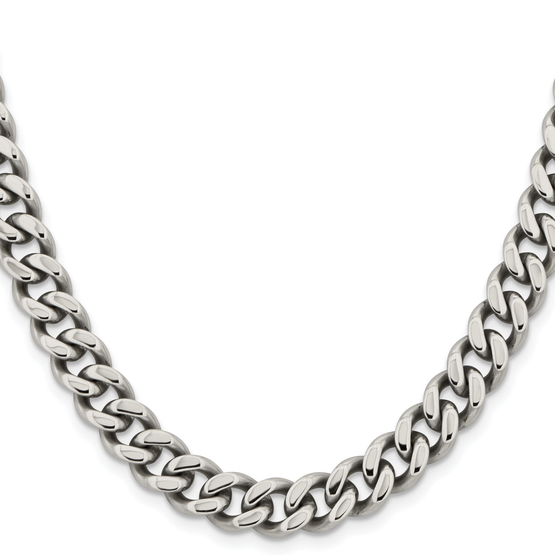 Chisel Stainless Steel 9.5mm Curb Chain
