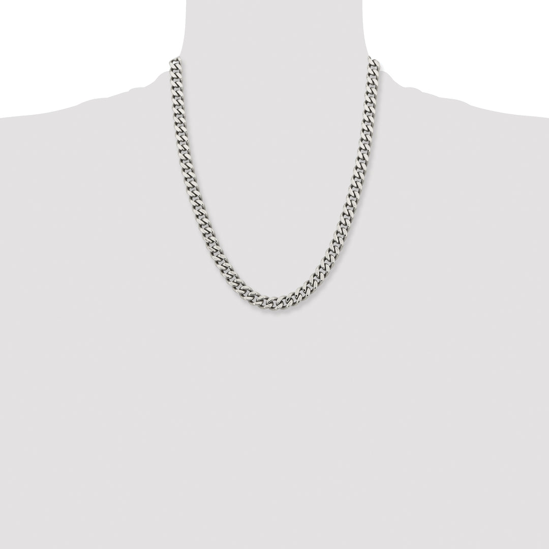Chisel Stainless Steel 9.5mm Curb Chain