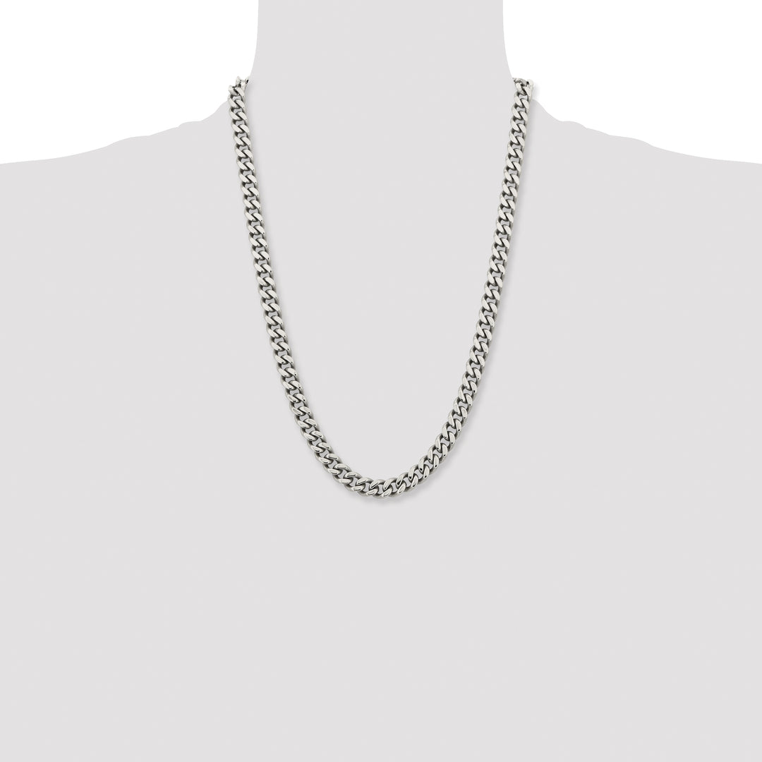 Chisel Stainless Steel 9.5mm Curb Chain