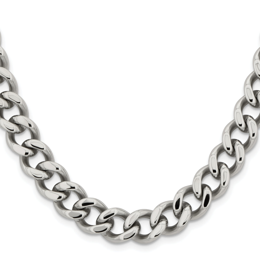 Chisel Stainless Steel 11.5mm Curb Chain