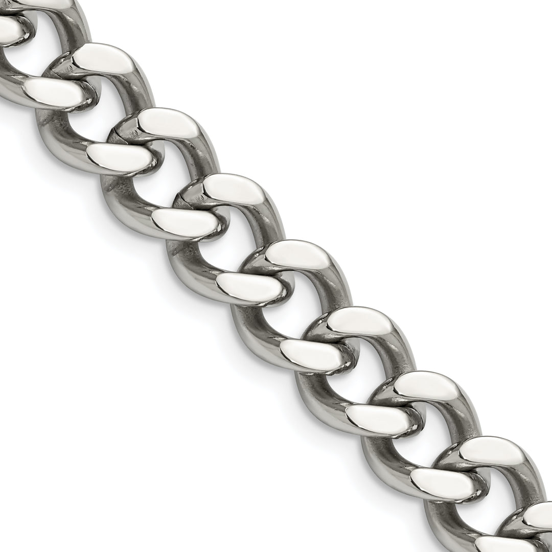 Chisel Stainless Steel 11.5mm Curb Chain