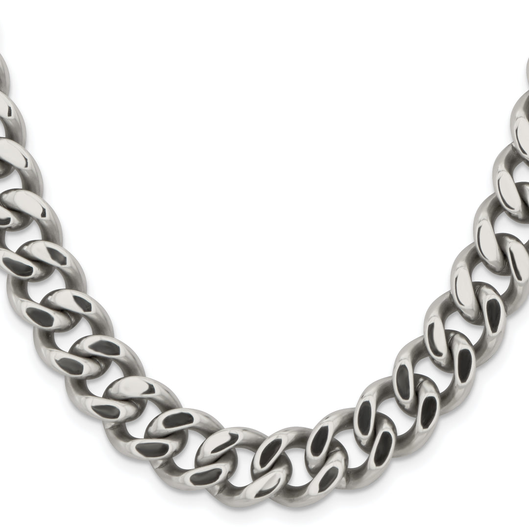 Chisel Stainless Steel 13.75mm Curb Chain