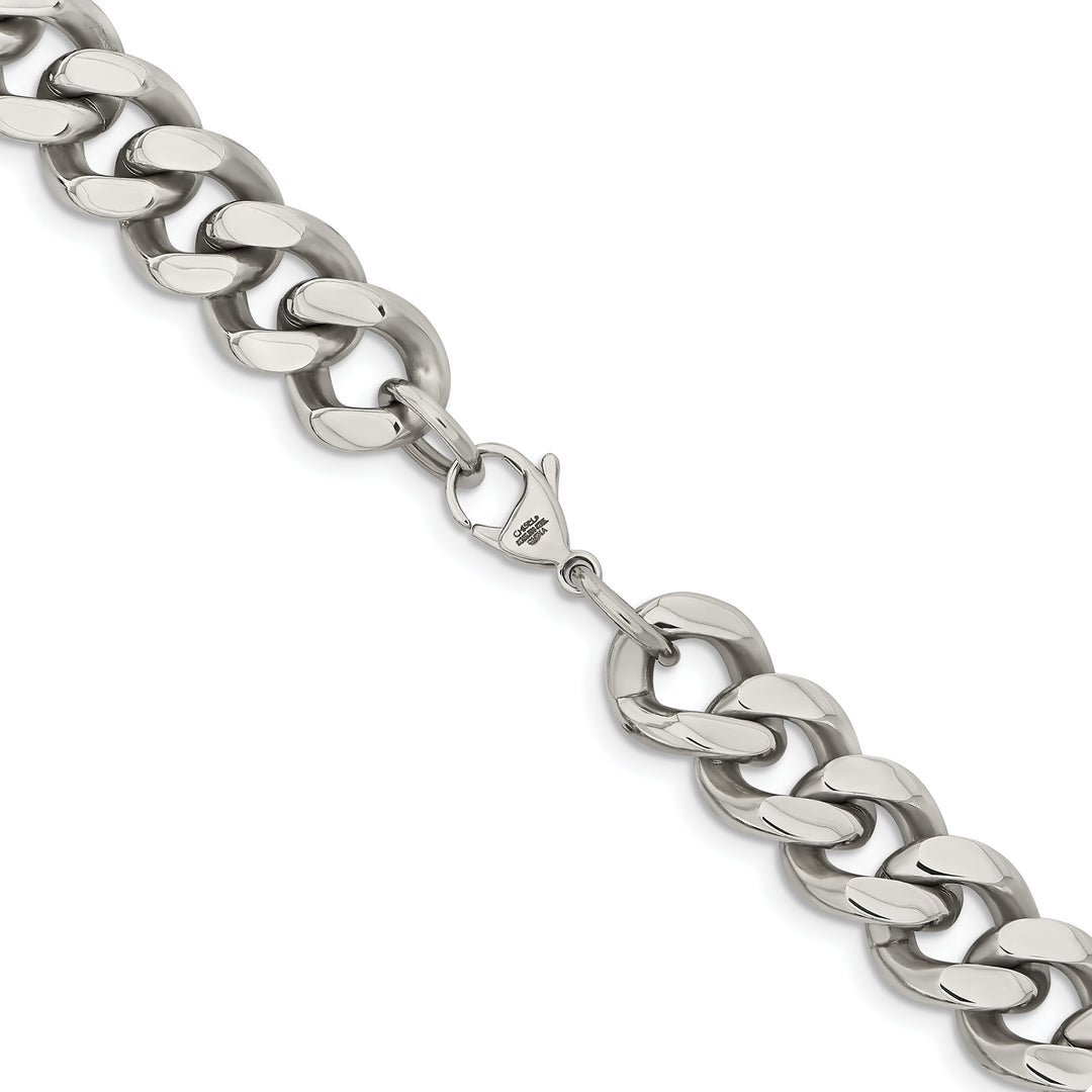 Chisel Stainless Steel 13.75mm Curb Chain