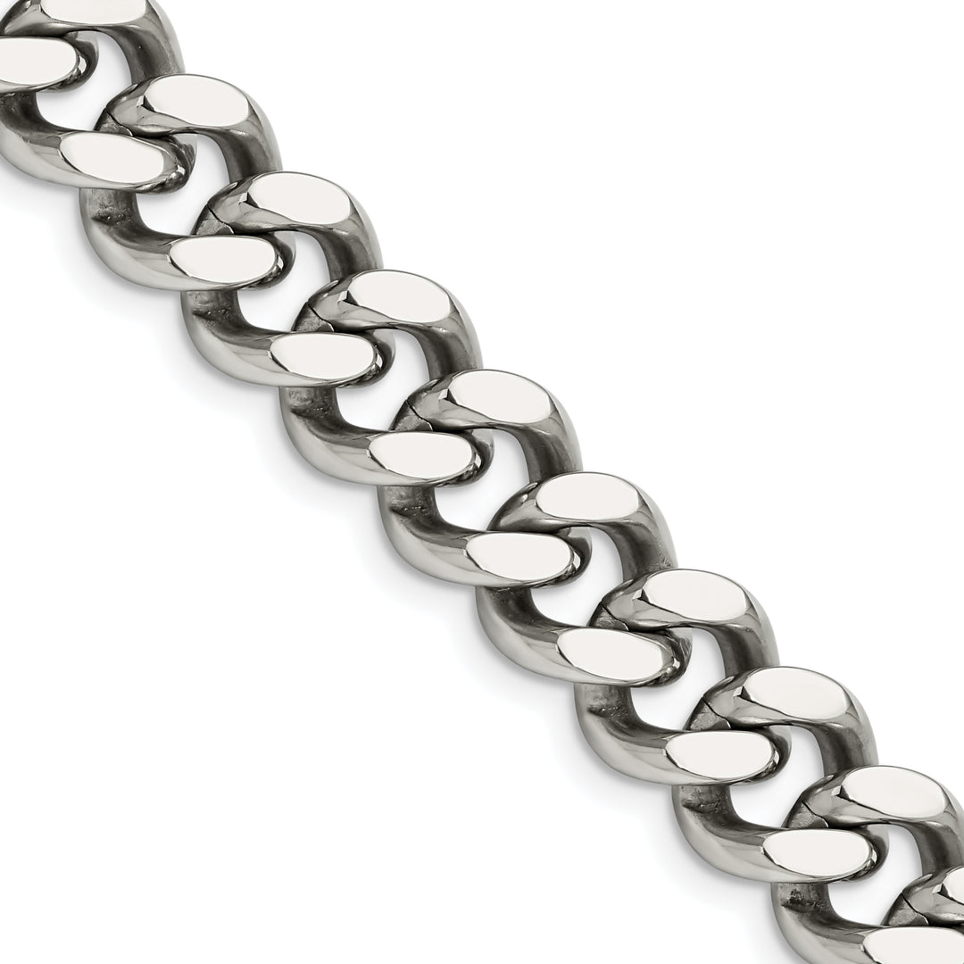 Chisel Stainless Steel 13.75mm Curb Chain