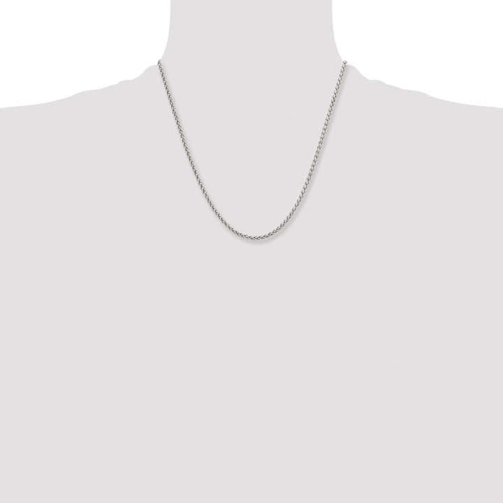 Chisel Stainless Steel 3mm Wheat Chain