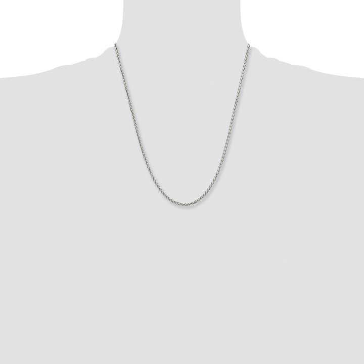 Chisel Stainless Steel 3mm Wheat Chain