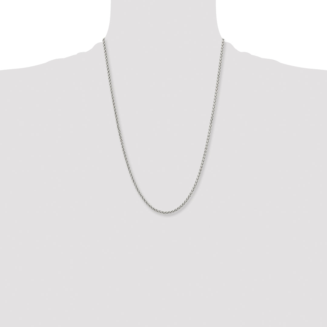Chisel Stainless Steel 3mm Wheat Chain