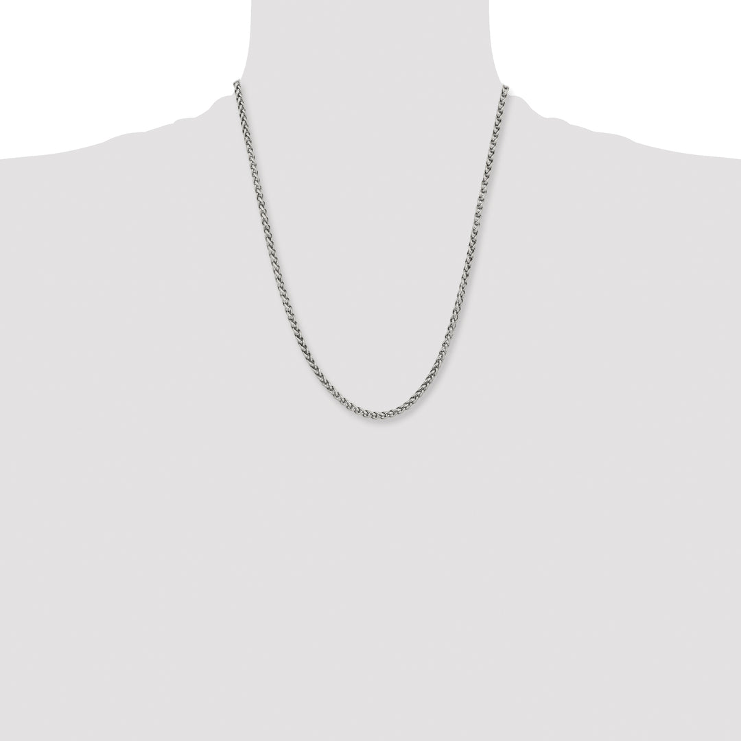 Chisel Stainless Steel 4mm Wheat Chain