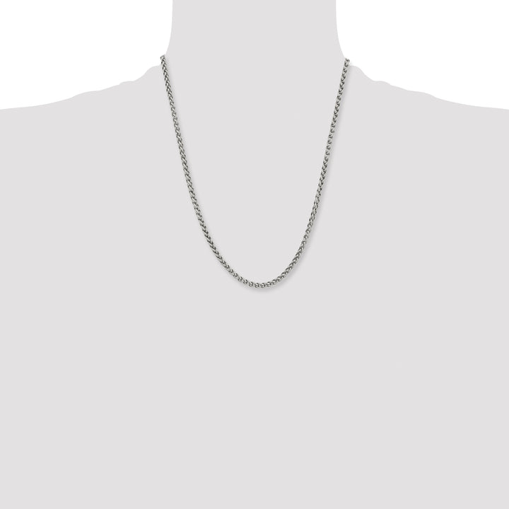 Chisel Stainless Steel 4mm Wheat Chain