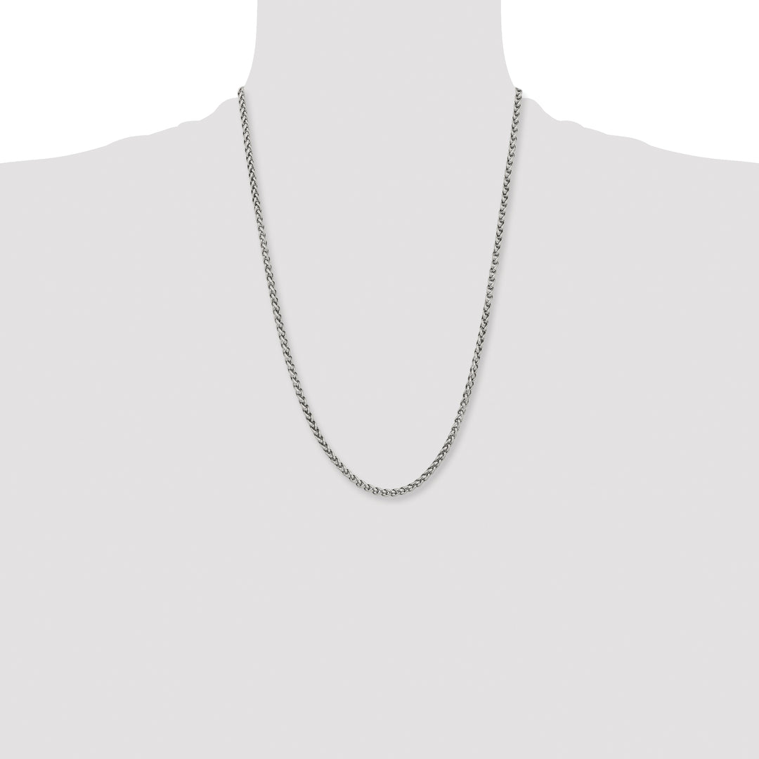 Chisel Stainless Steel 4mm Wheat Chain