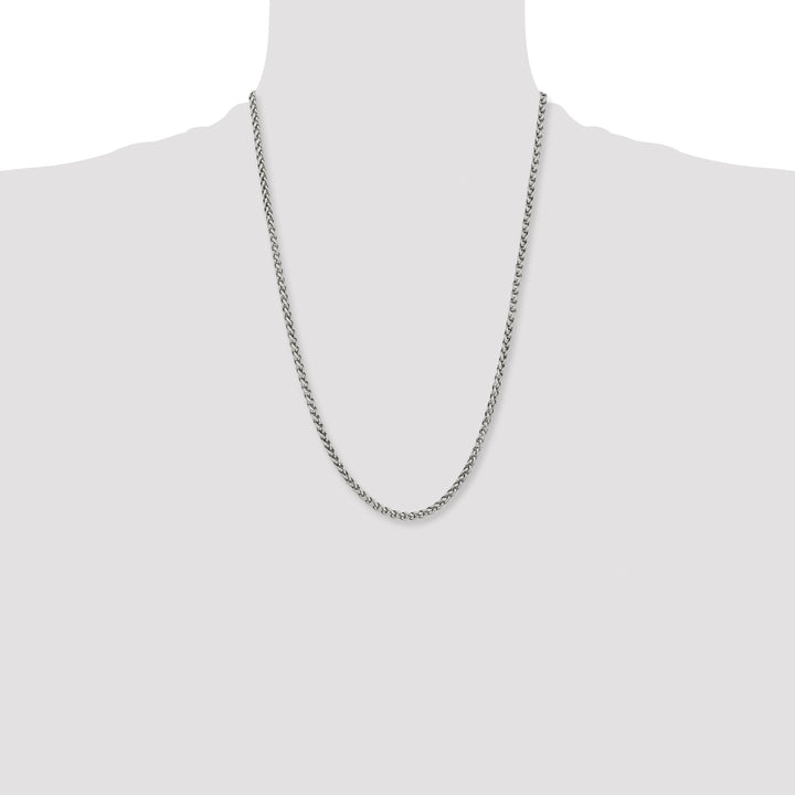 Chisel Stainless Steel 4mm Wheat Chain