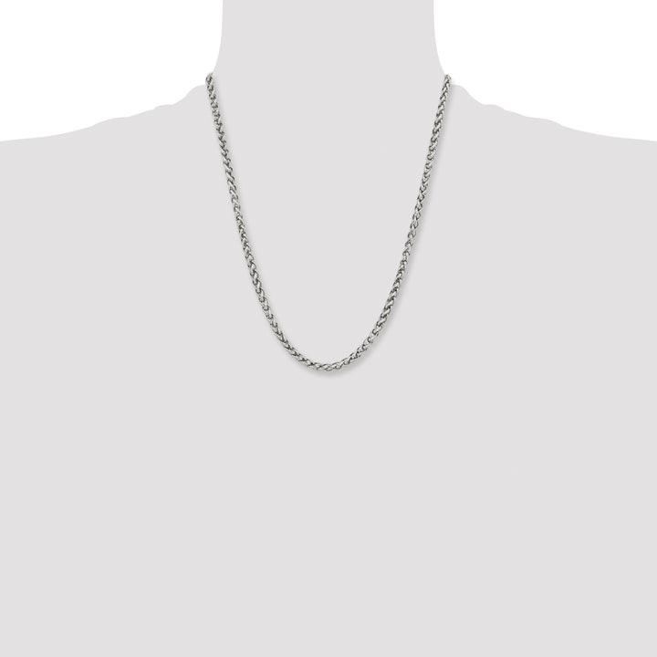 Chisel Stainless Steel 5mm Wheat Chain