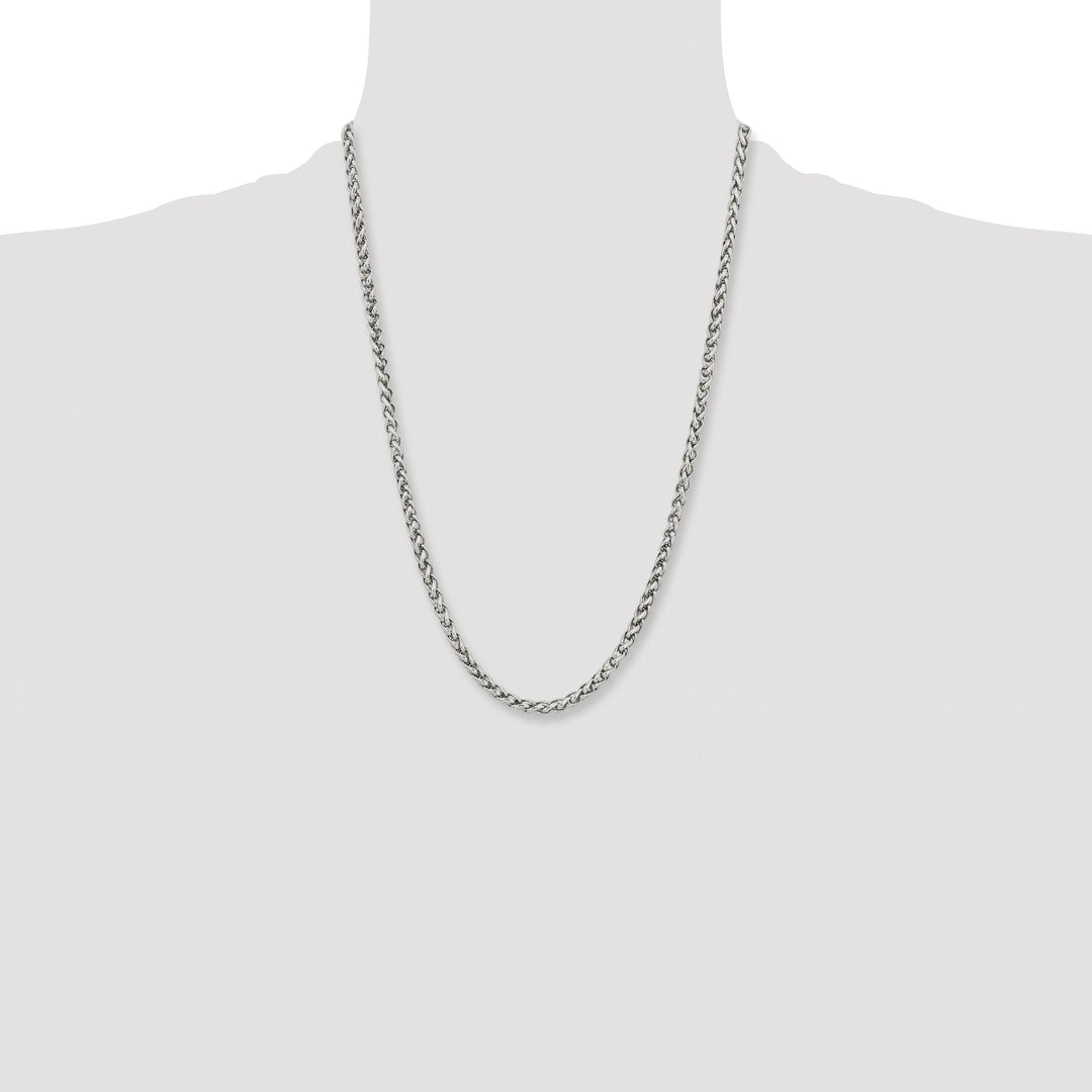 Chisel Stainless Steel 5mm Wheat Chain
