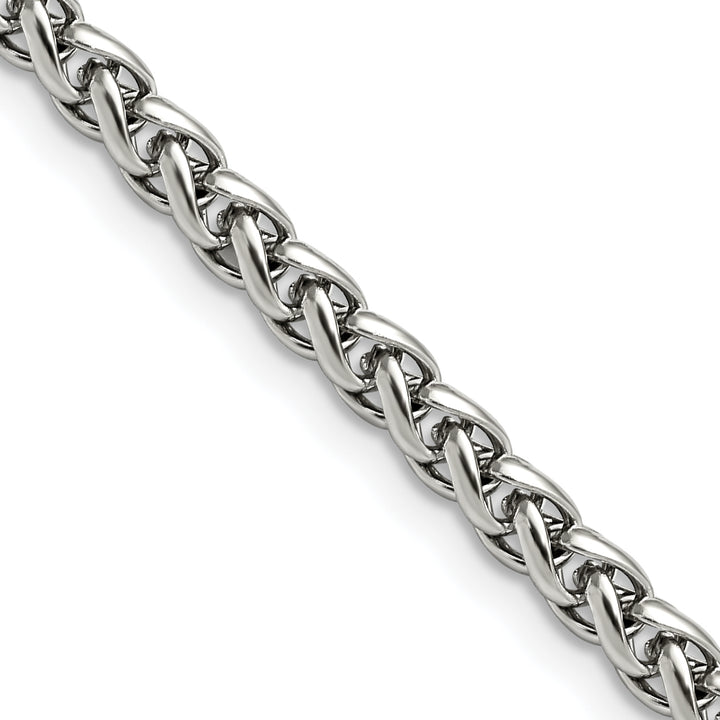 Chisel Stainless Steel 5mm Wheat Chain