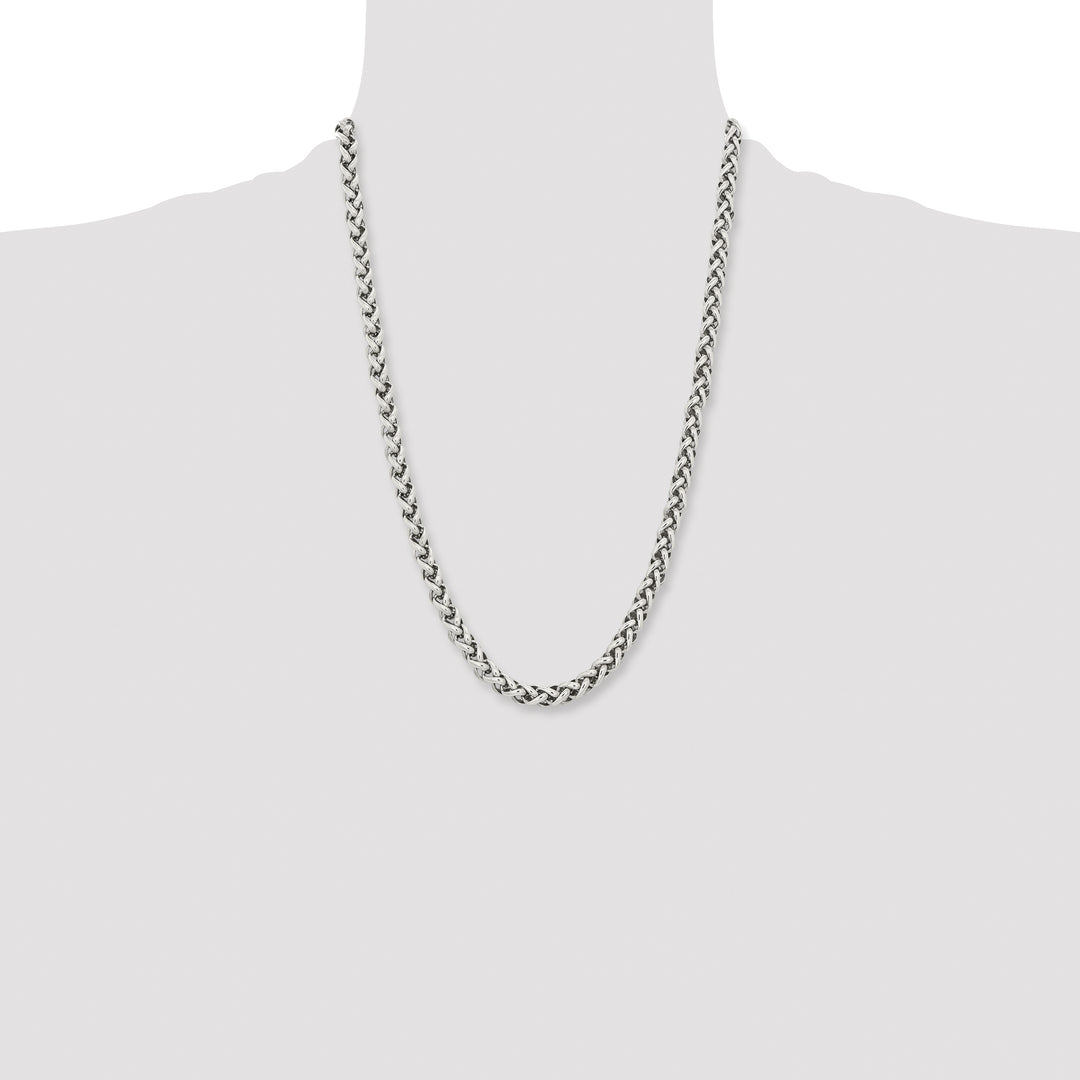 Chisel Stainless Steel Wheat Chain