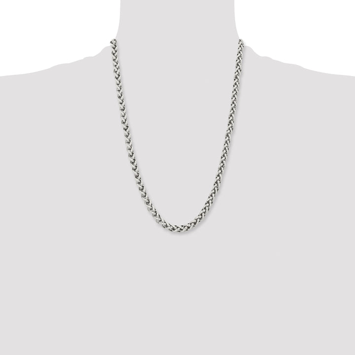 Chisel Stainless Steel Wheat Chain