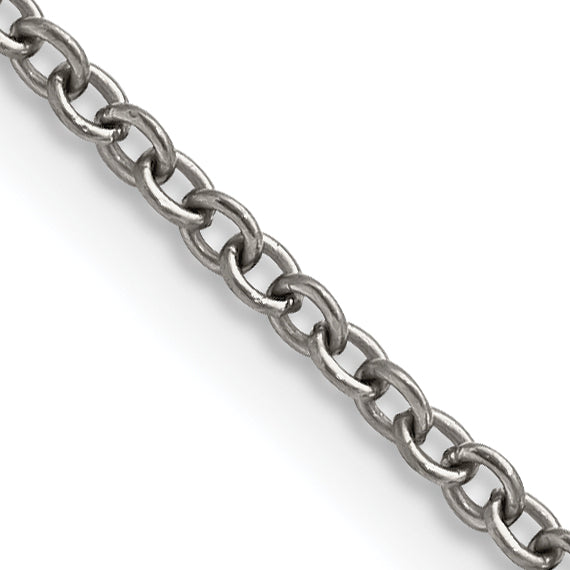 Chisel Titanium 2.25mm Cable Chain