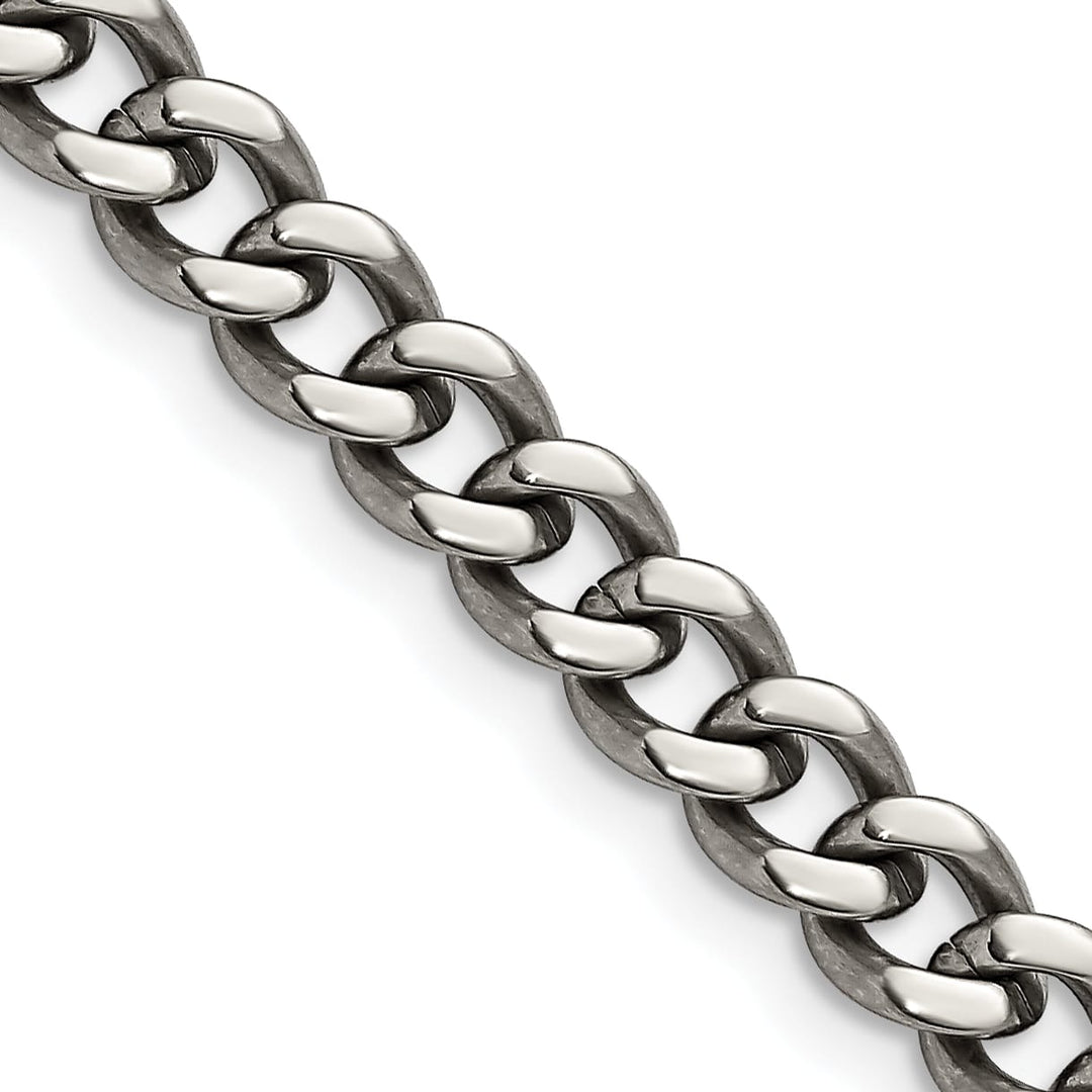 Chisel Titanium 7.5mm Curb Chain