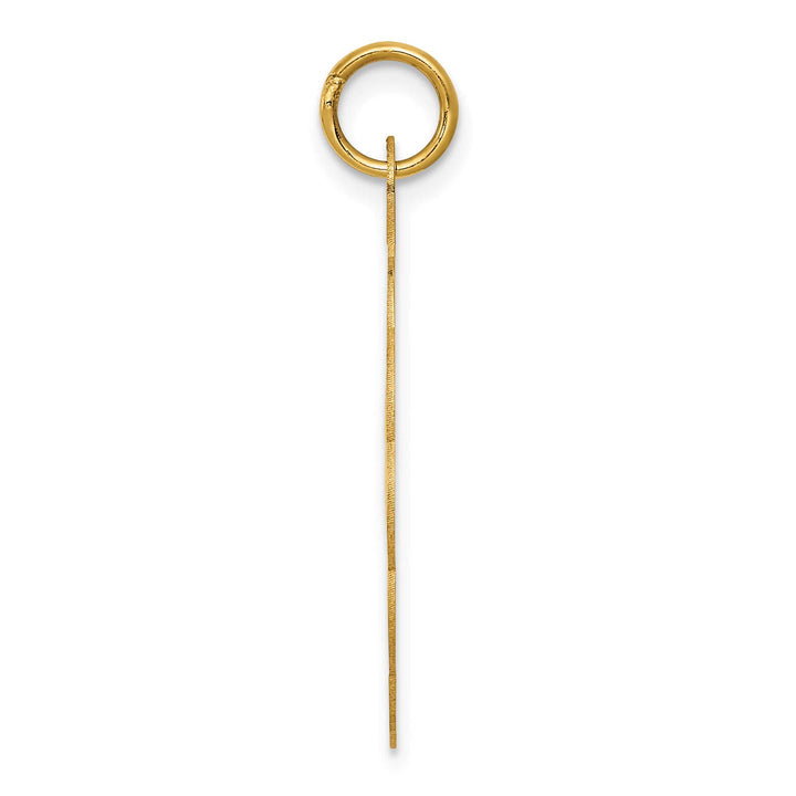 14K Yellow Gold Happy Birthday 22mm Engravable Disc Charm