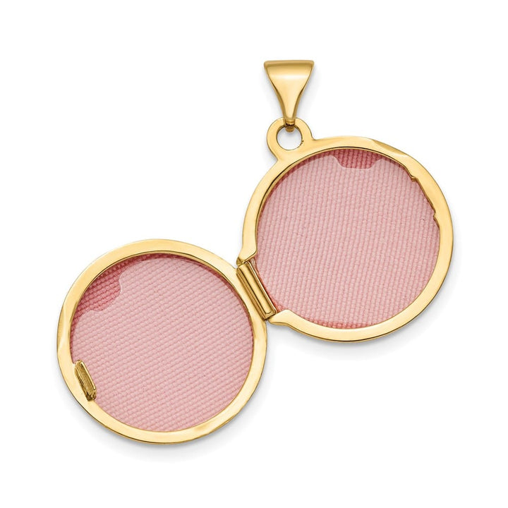Lovely Rita's Pendants & Charms 14K Yellow Gold Polished Domed 16mm Round Locket