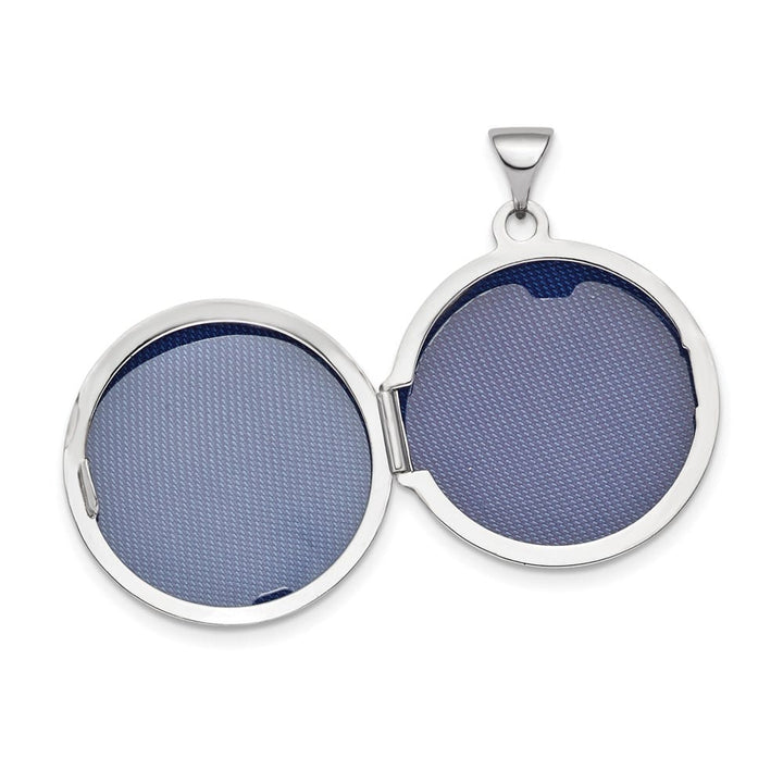 Lovely Rita's Pendants & Charms 14K White Gold Polished Domed 20mm Round Locket