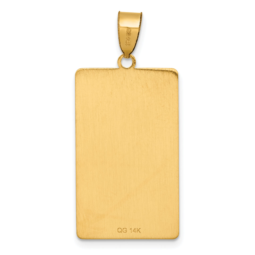 14kt Yellow Gold The Magician Tarot Card Pendant