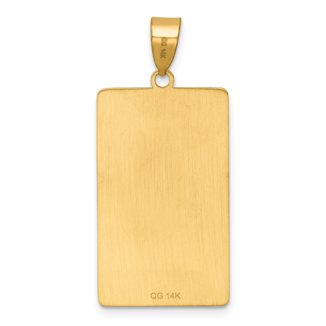 14kt Yellow Gold The Hanged Man Tarot Card Pendant