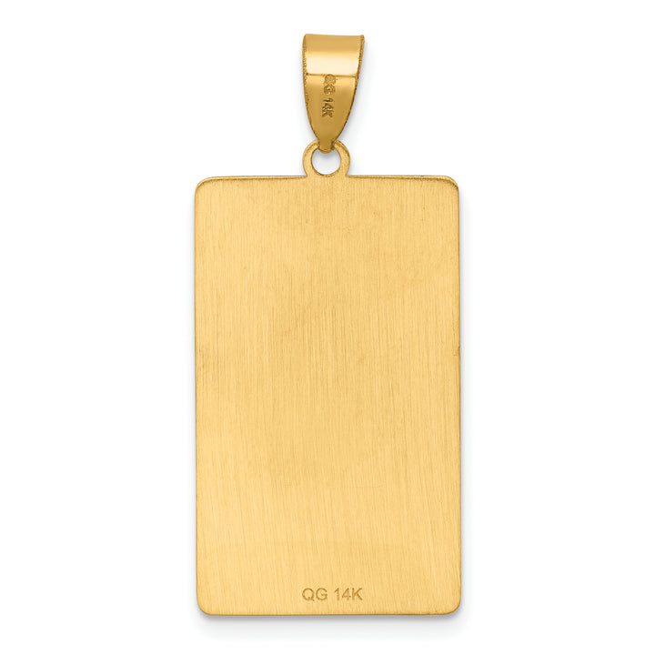 14kt Yellow Gold The Hanged Man Tarot Card Pendant