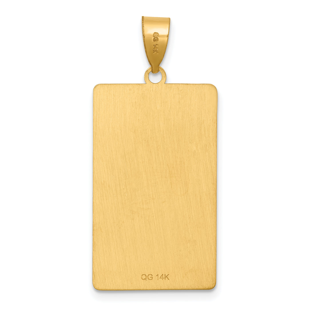 14kt Yellow Gold The Star Tarot Card Pendant